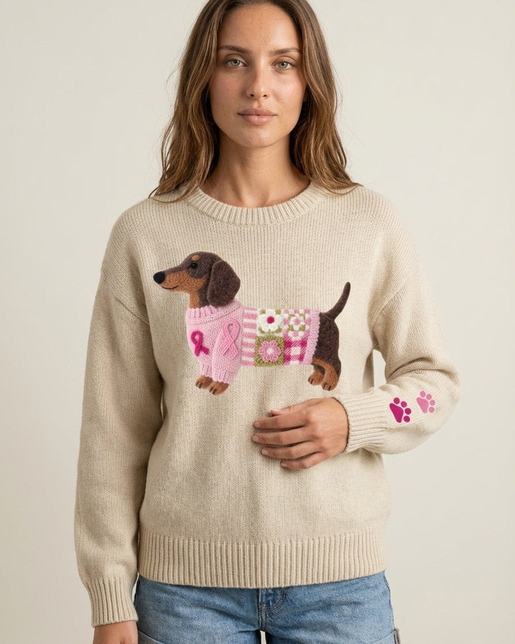 Maglione con Motivo Bassotto