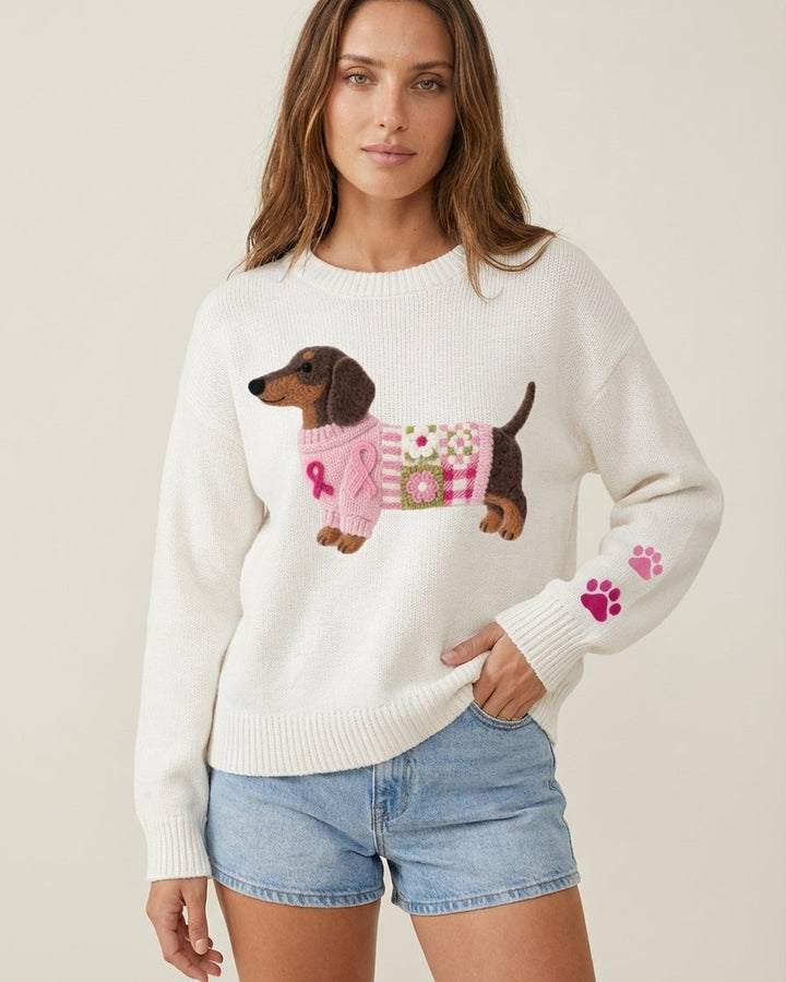 Maglione con Motivo Bassotto