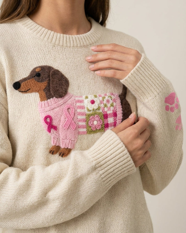 Maglione con Motivo Bassotto