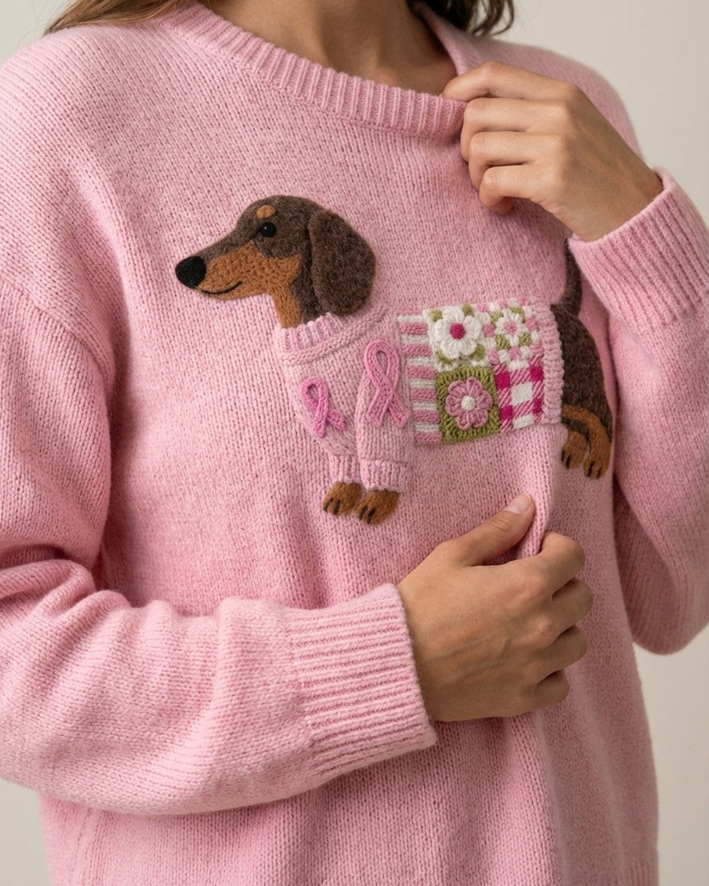 Maglione con Motivo Bassotto