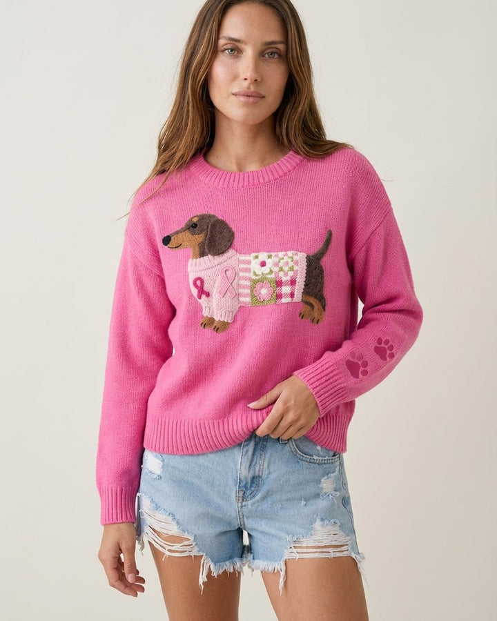 Maglione con Motivo Bassotto