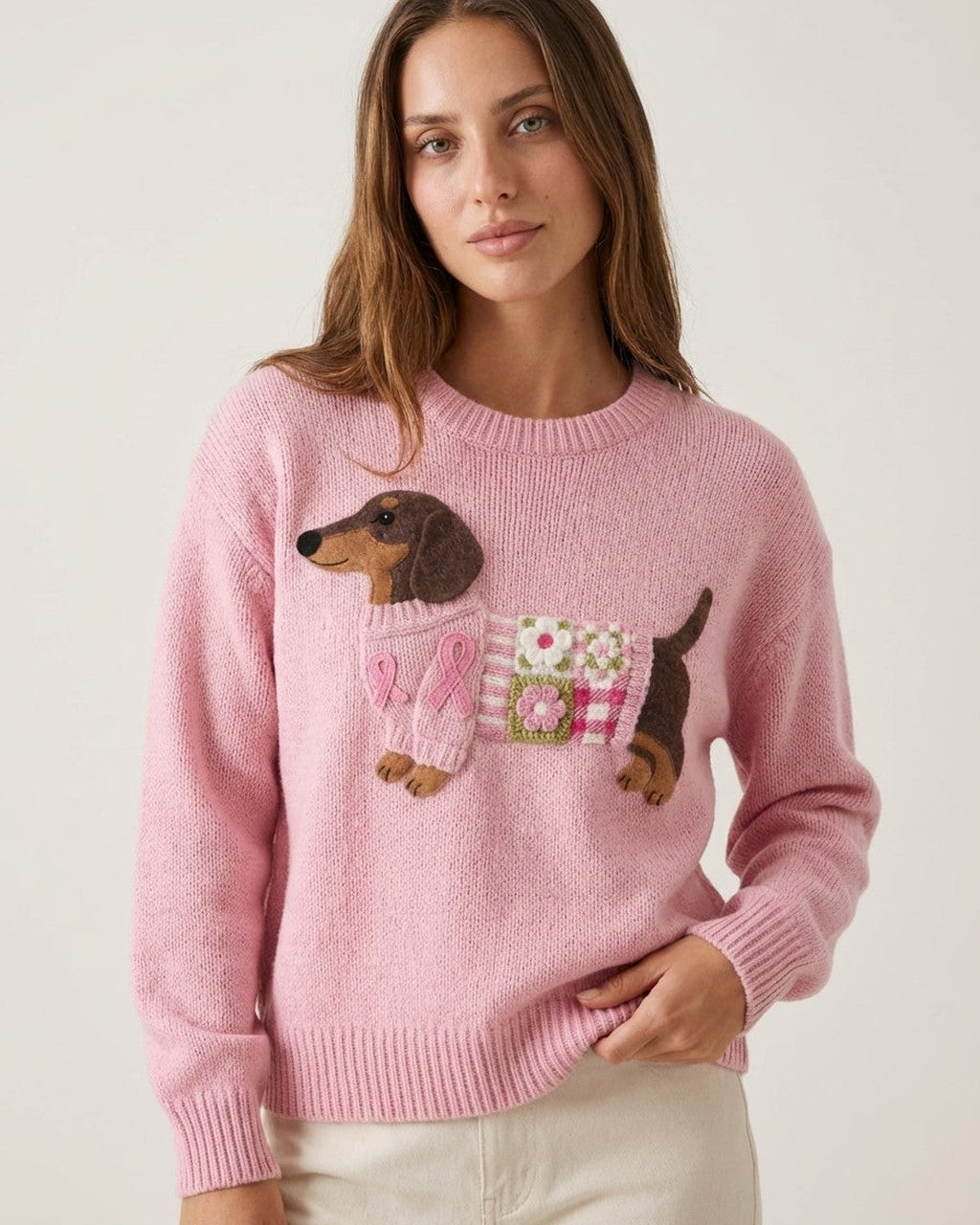 Maglione con Motivo Bassotto