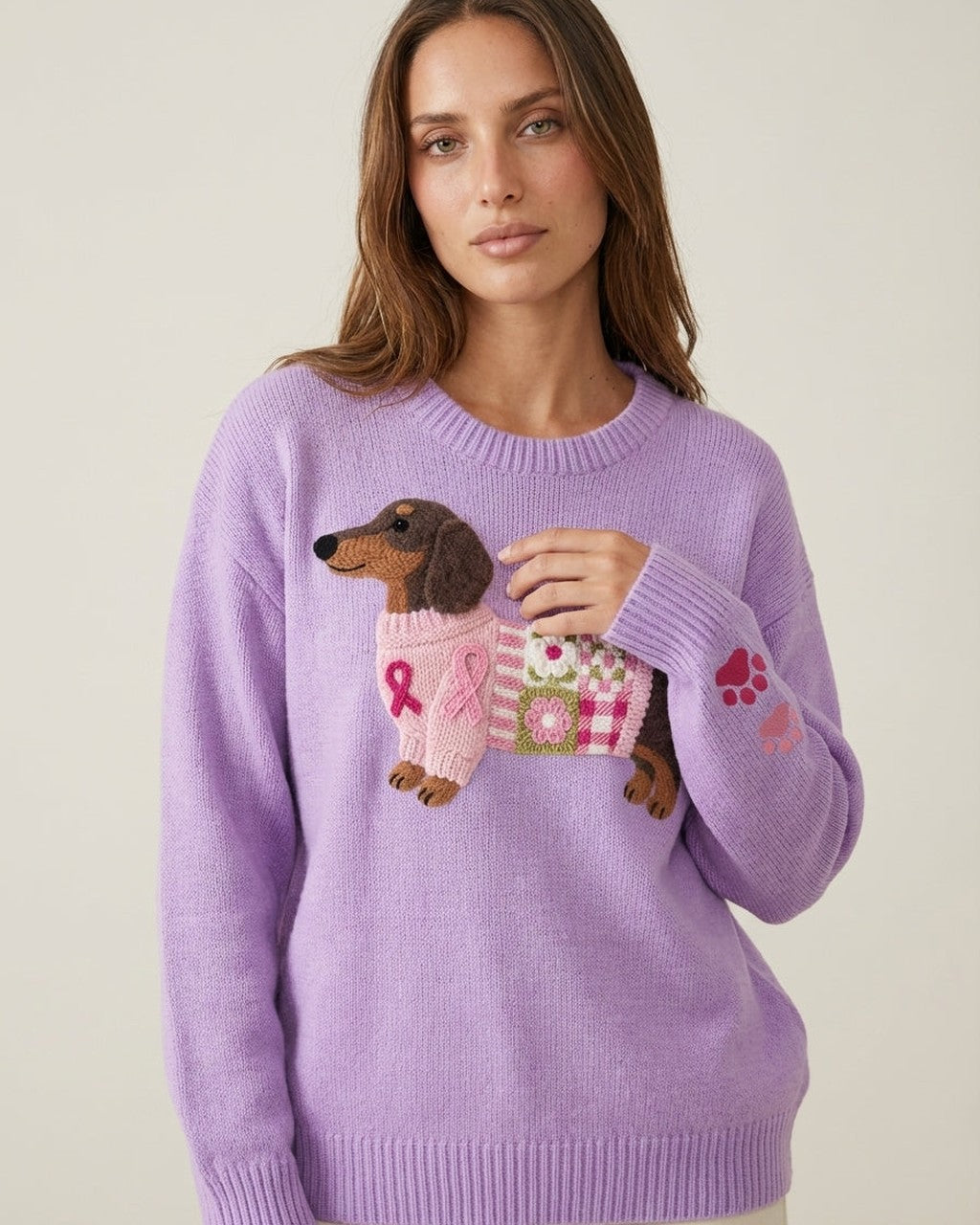 Maglione con Motivo Bassotto