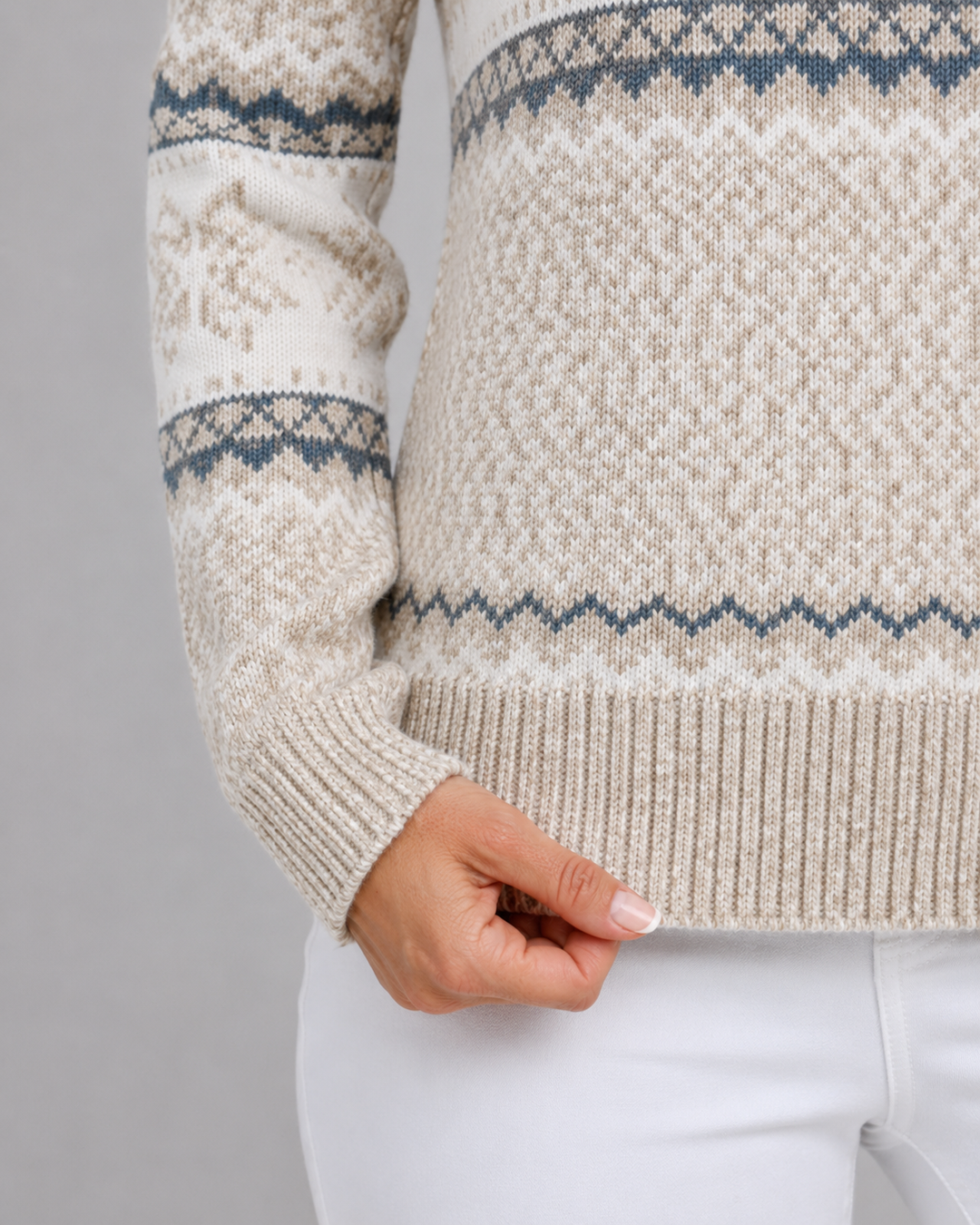 Maglione con Motivo Invernale