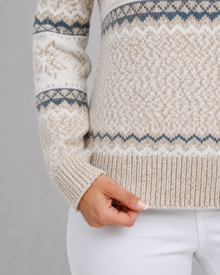 Maglione con Motivo Invernale