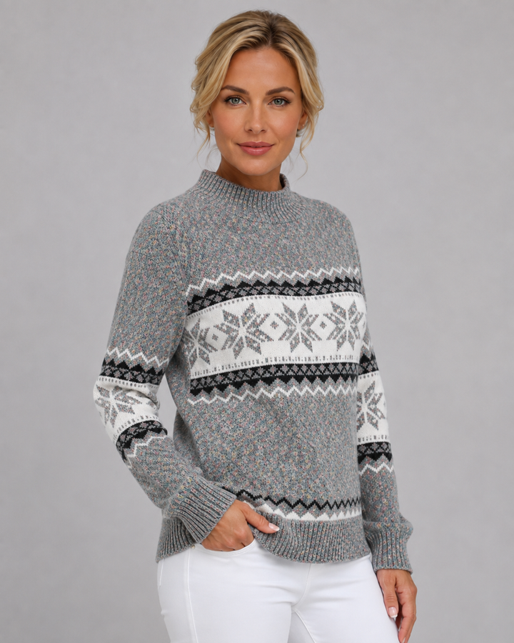 Maglione con Motivo Invernale