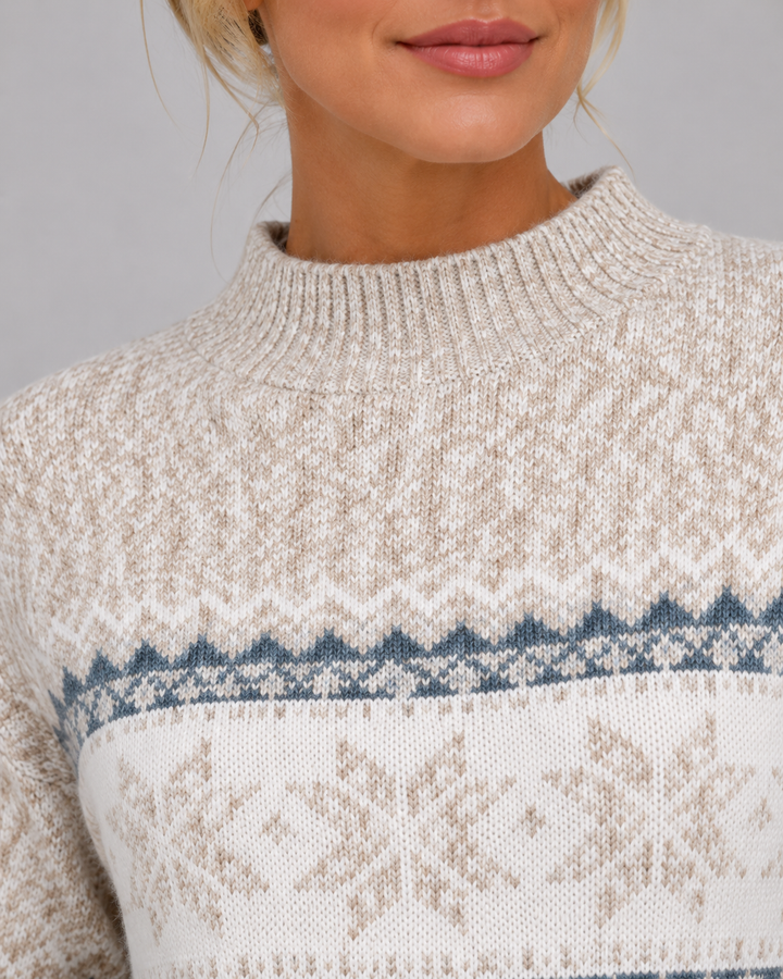 Maglione con Motivo Invernale