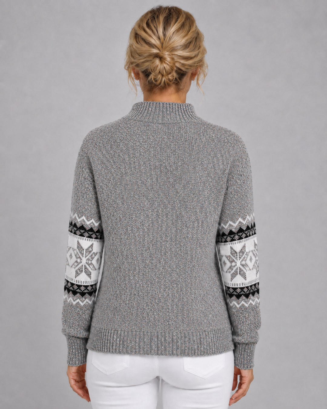 Maglione con Motivo Invernale
