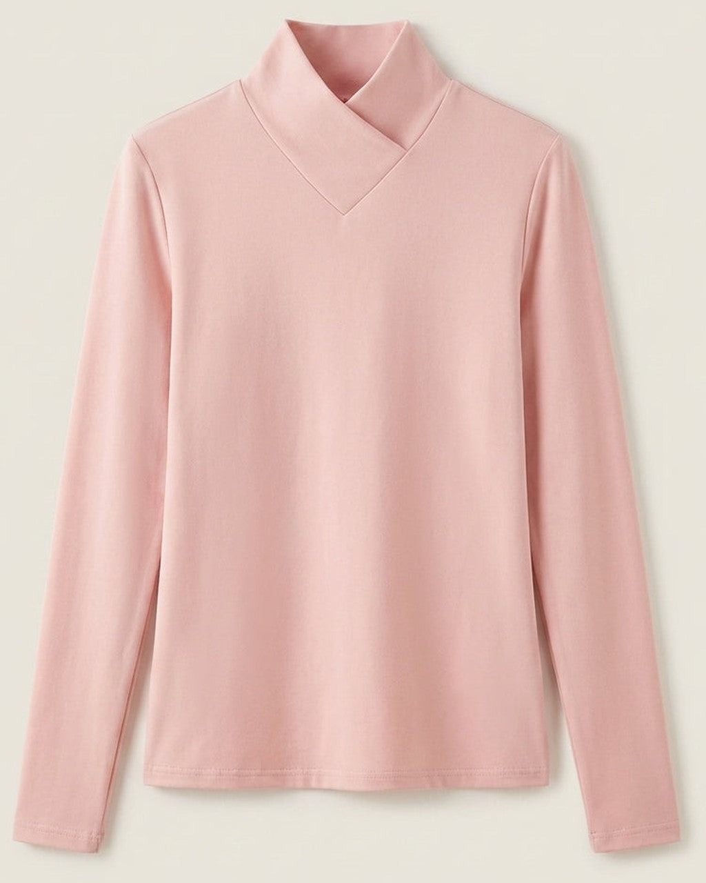Maglione Elegante dal Collo Lavorato