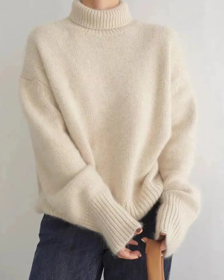 Maglione Morbido a Collo Alto