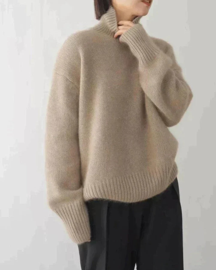 Maglione Morbido a Collo Alto