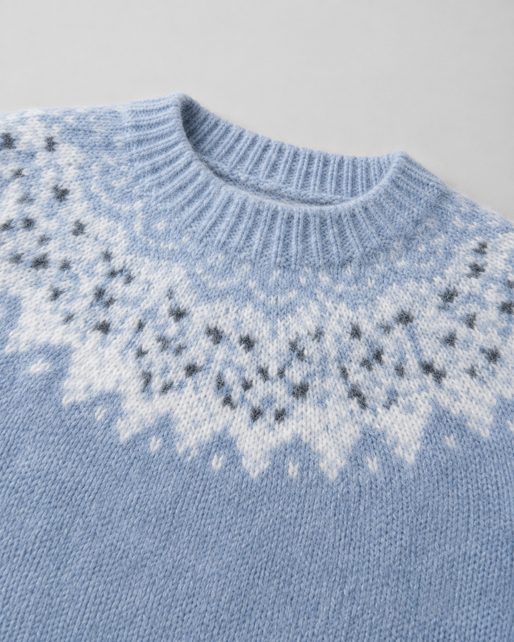 Maglione Morbido a Fantasia Nordica