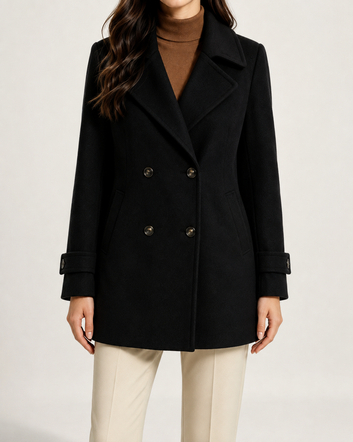 Cappotto Corto a Doppiopetto
