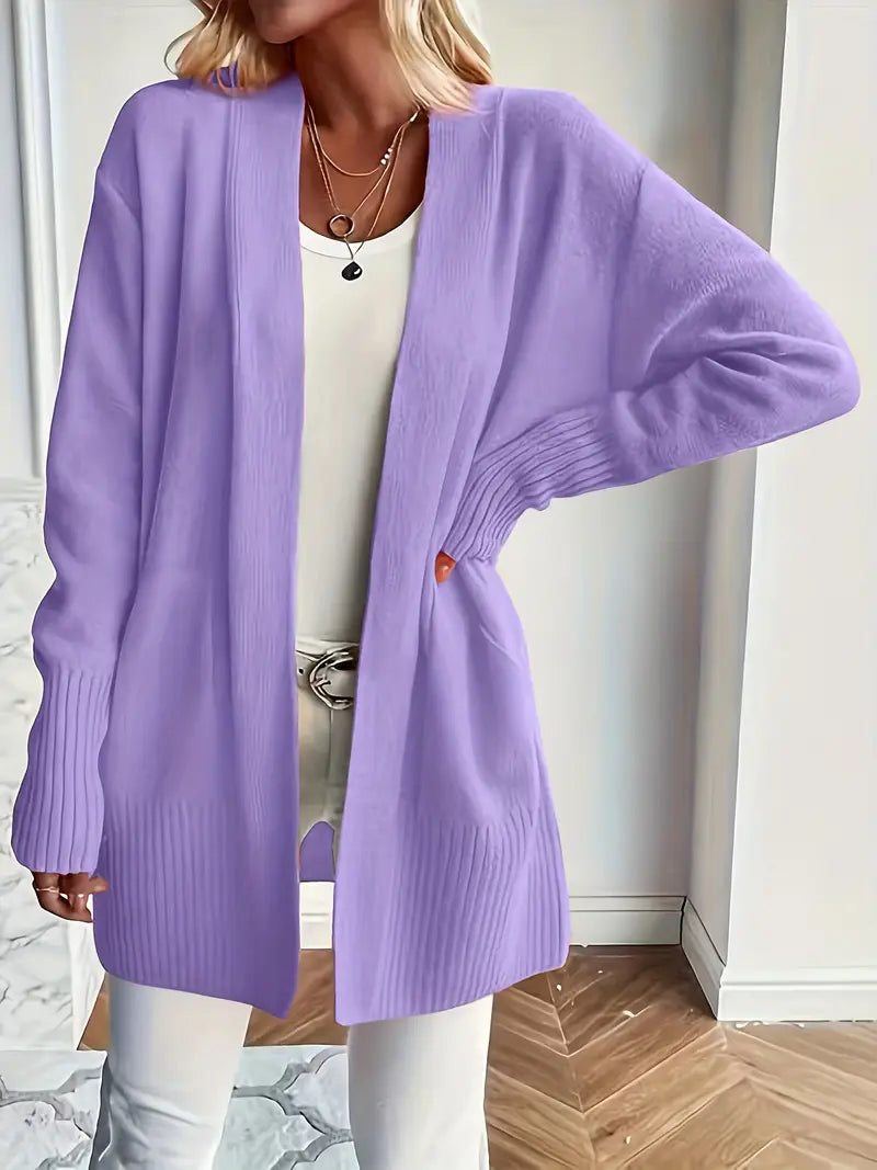 Cardigan Aperto con Tasche
