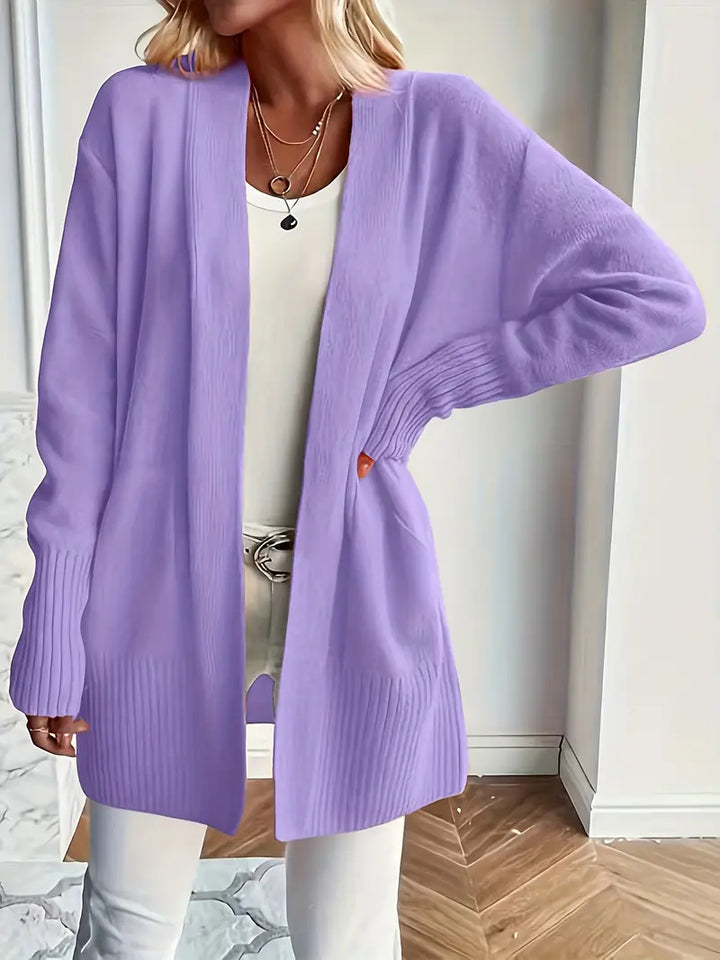 Cardigan Aperto con Tasche