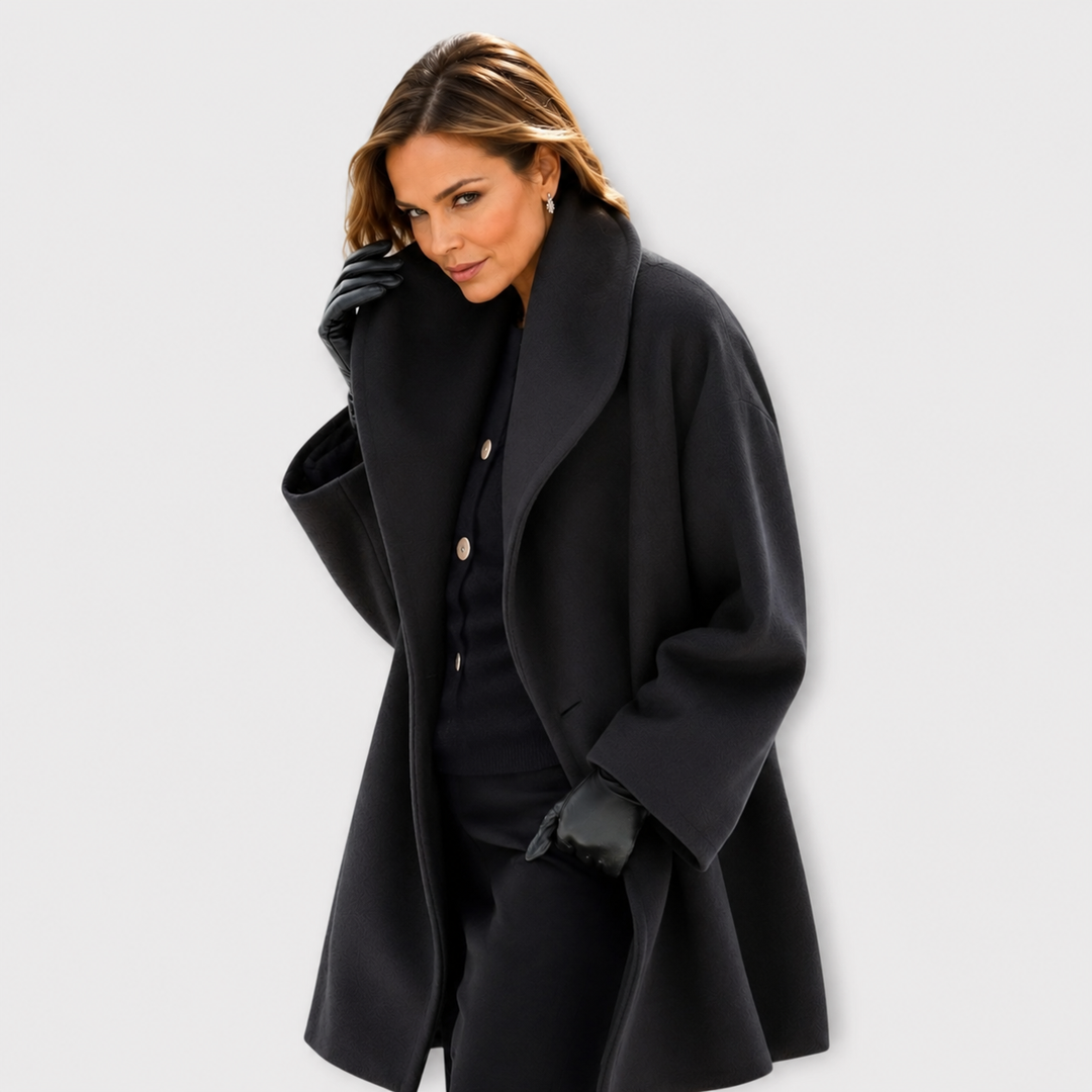 Cappotto Ampio Monobottono