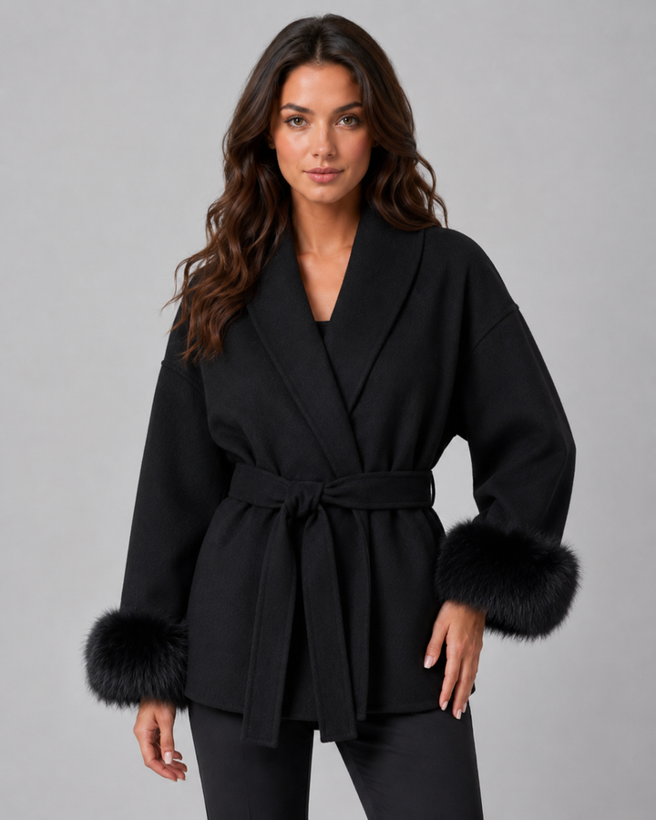 Cappotto con Polsini Soffici