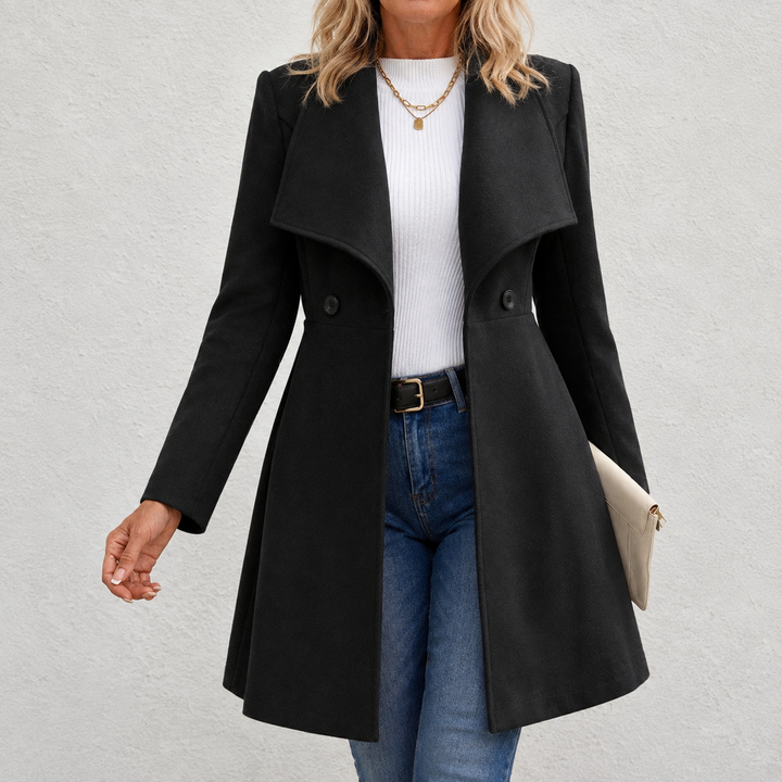 Cappotto Svasato a Doppiopetto