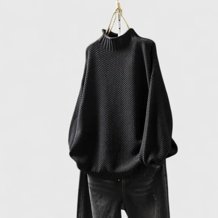 Maglione Ampio a Collo Alto