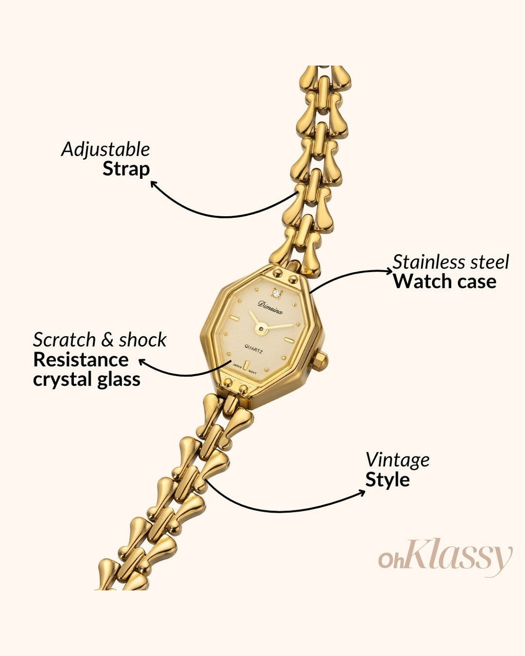 Orologio Gioiello con Bracciale Lavorato