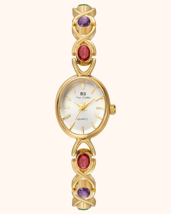Orologio Gioiello con Pietre Colorate