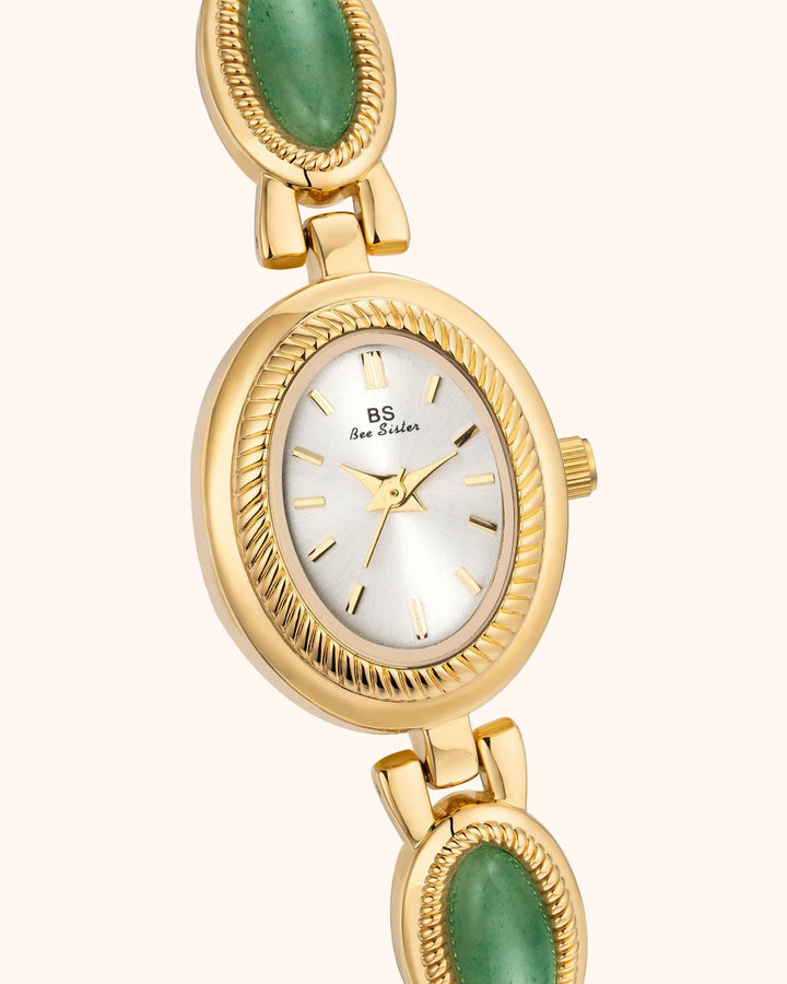 Orologio Gioiello con Pietre Verdi