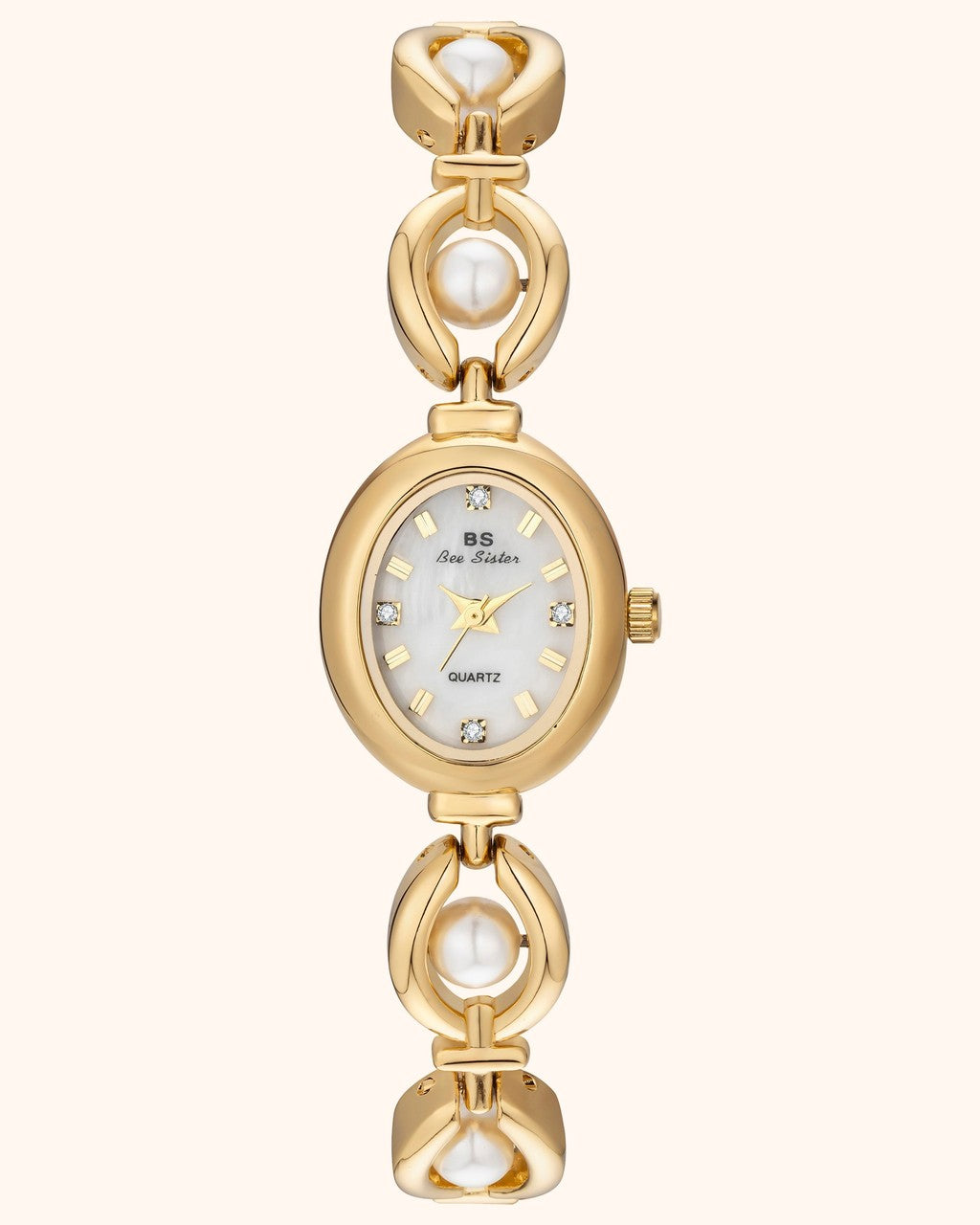 Orologio Ovale con Bracciale Gioiello