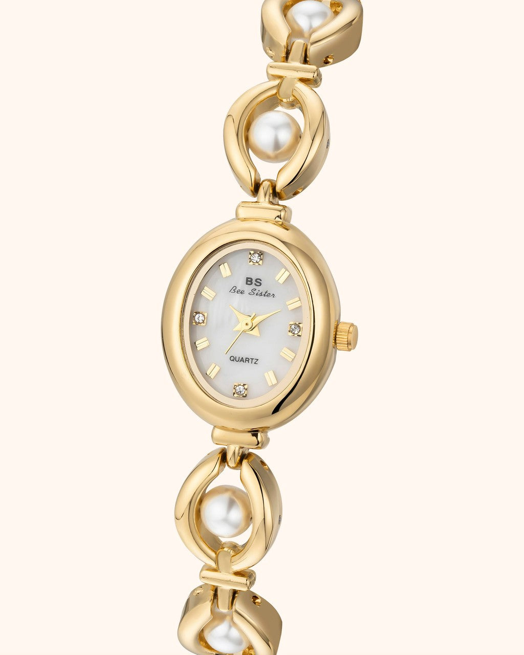 Orologio Ovale con Bracciale Gioiello