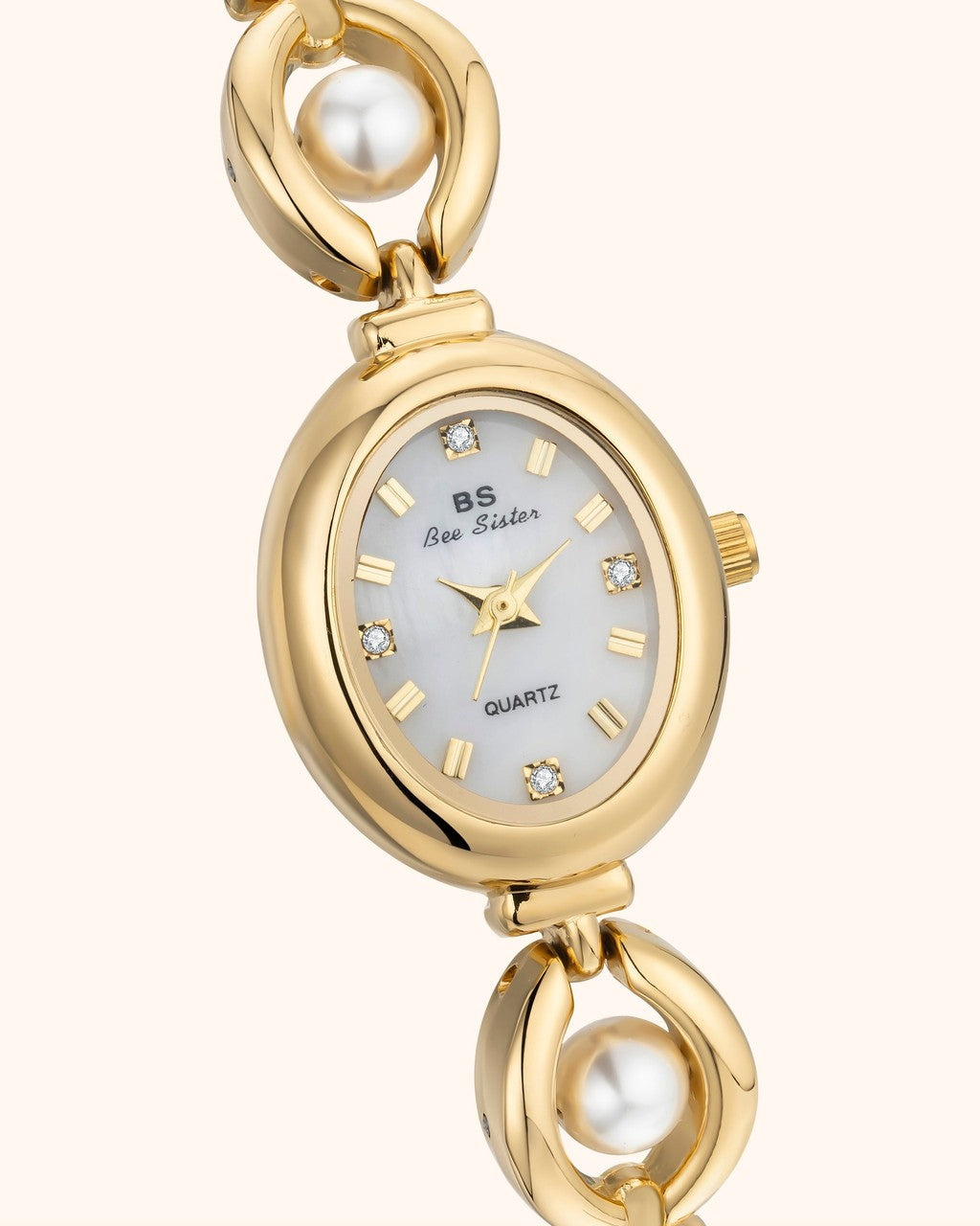 Orologio Ovale con Bracciale Gioiello