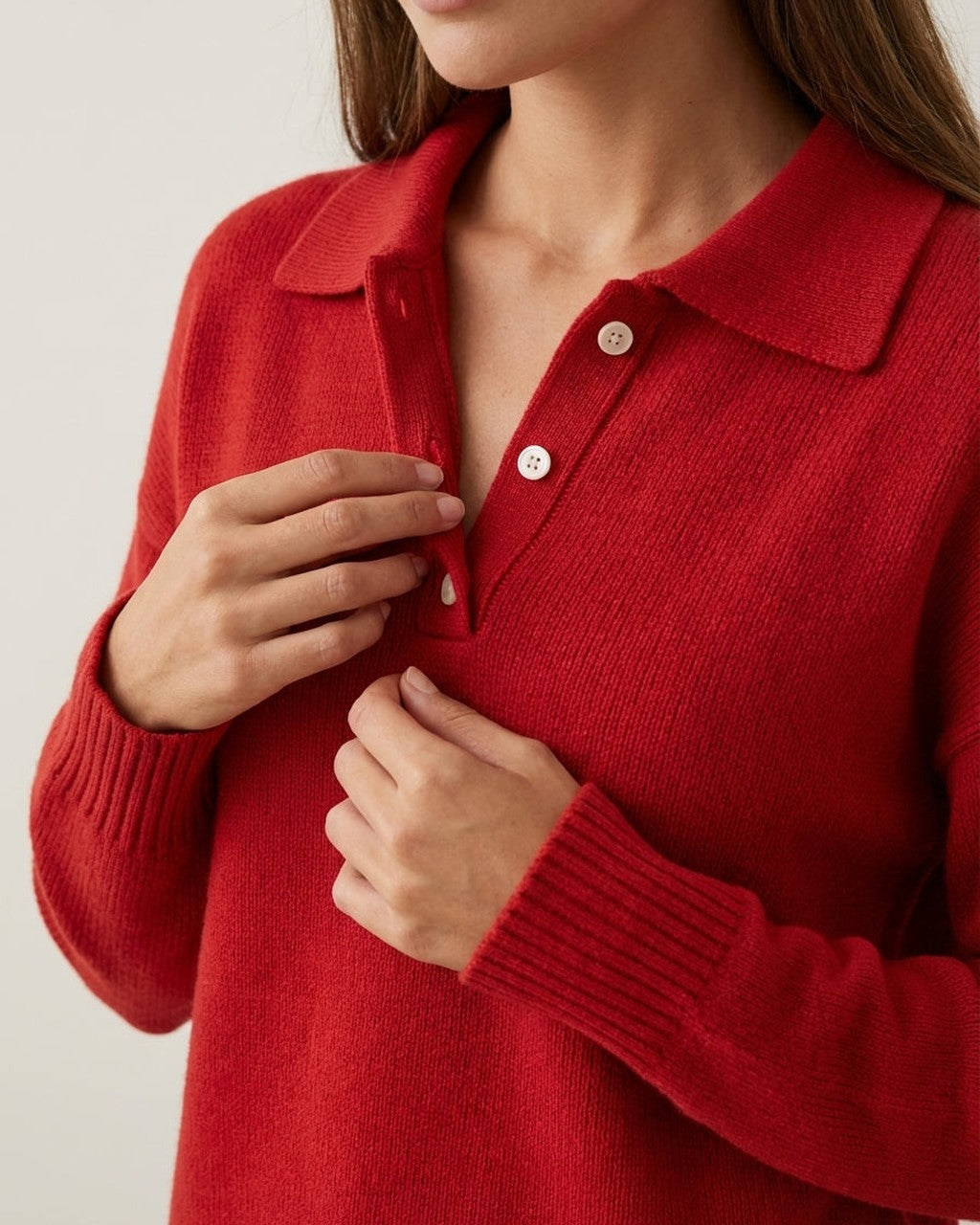 Maglione con Colletto a Polo