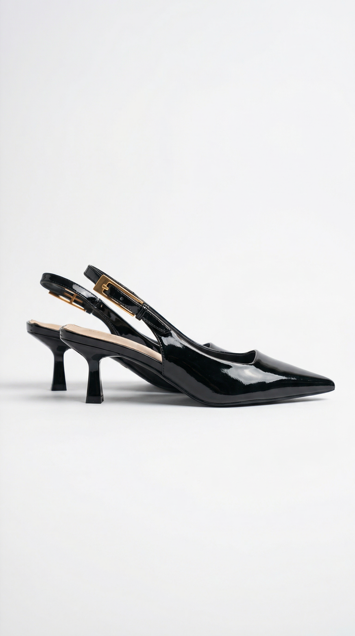 Décolleté Slingback con Tacco Medio