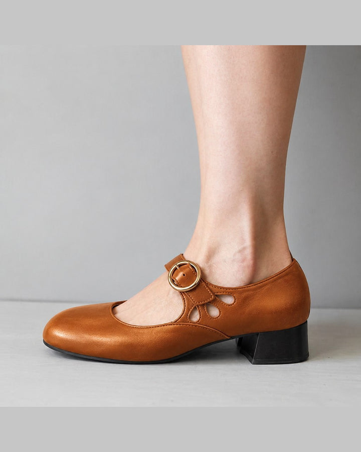 Scarpe con Cinturino e Fibbia