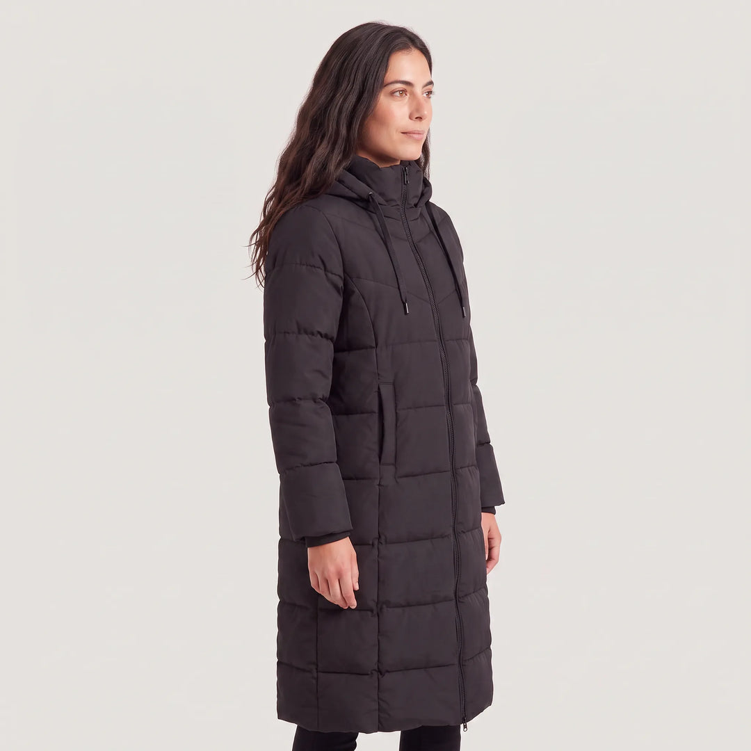 Cappotto Dritto con Cappuccio
