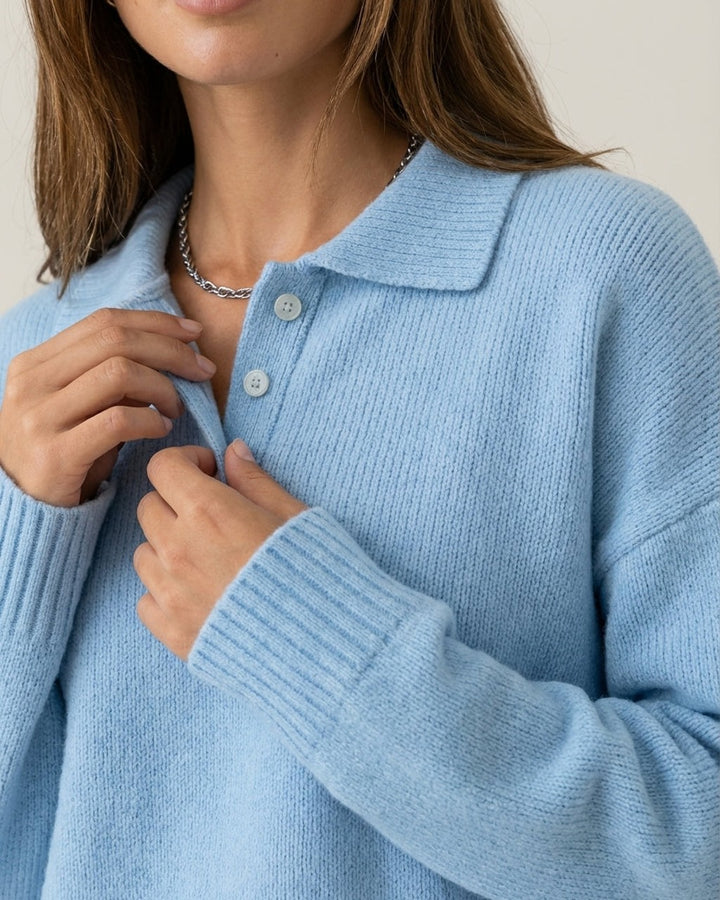 Maglione con Colletto a Polo