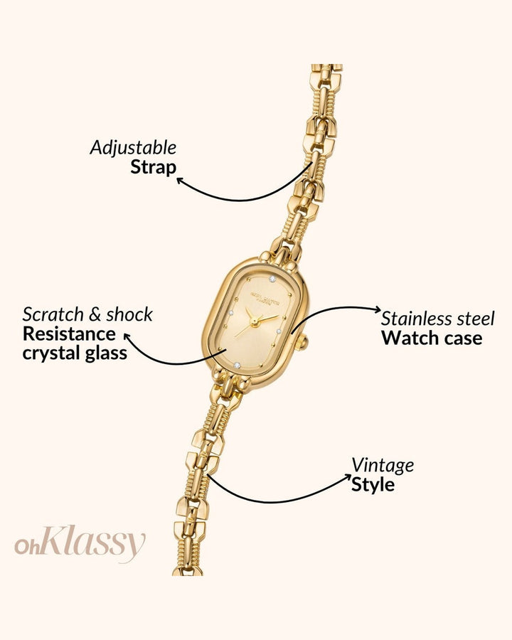 Orologio Rettangolare Stile Rétro