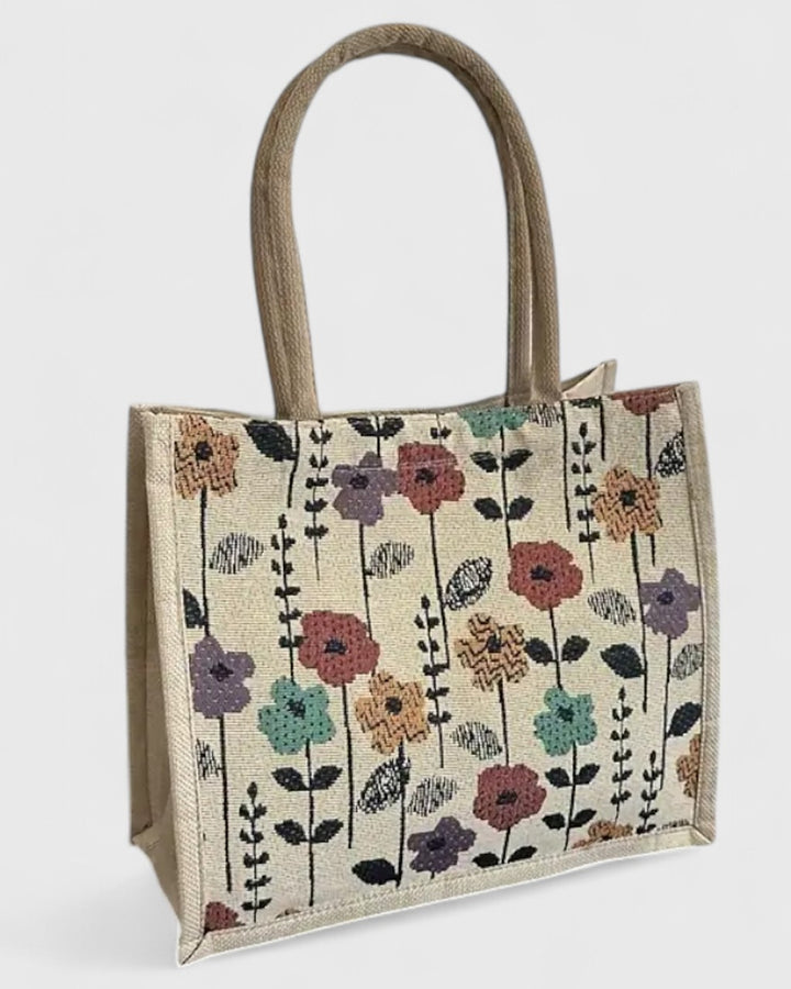 Borsa Shopper a Fantasia Floreale
