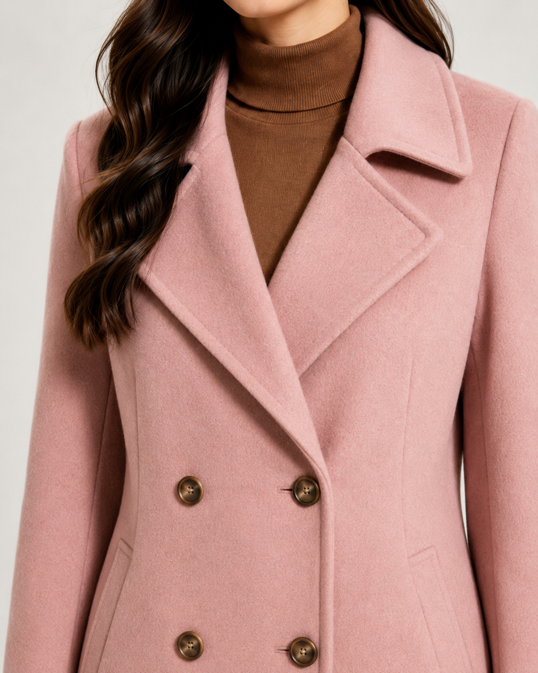 Cappotto Corto a Doppiopetto