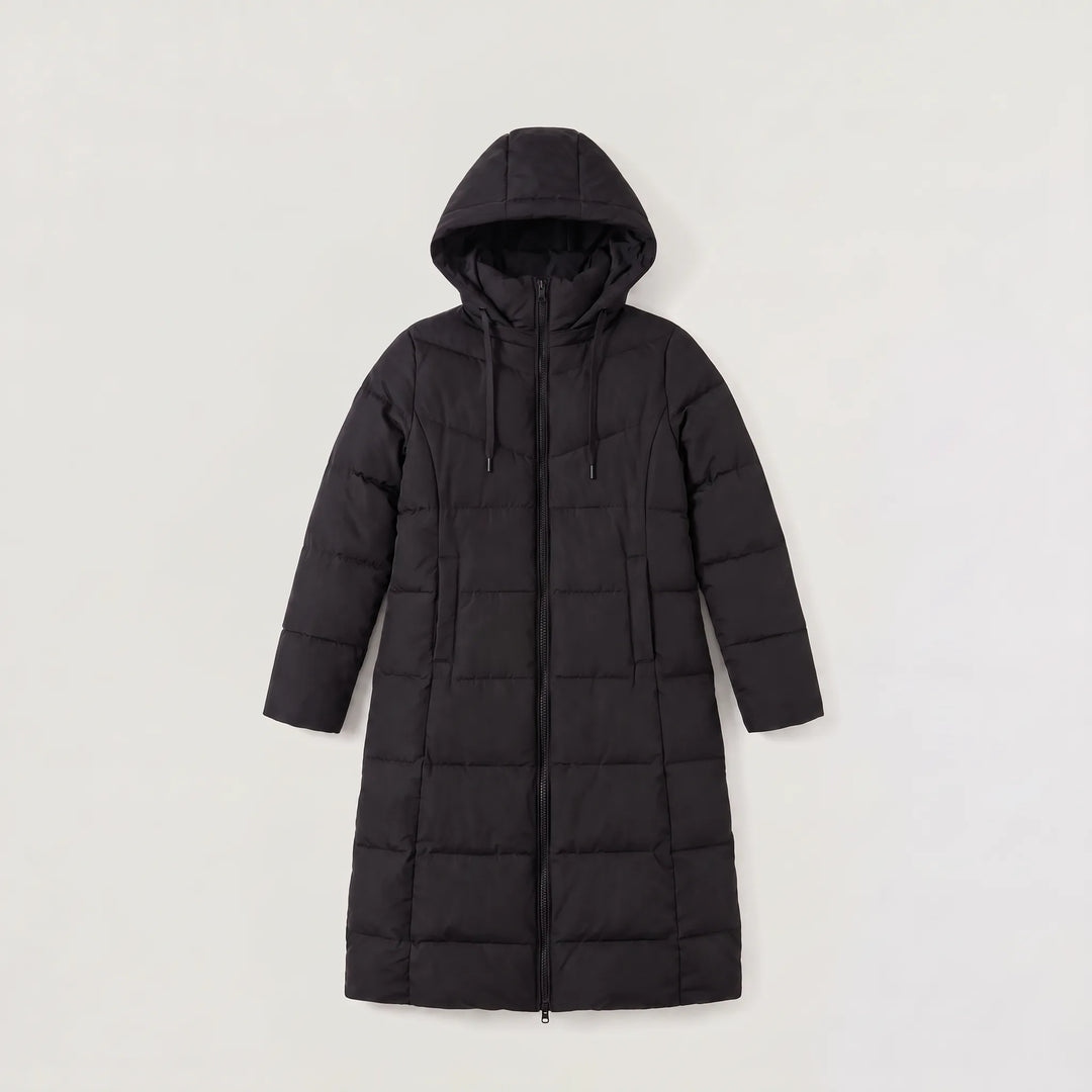 Cappotto Dritto con Cappuccio