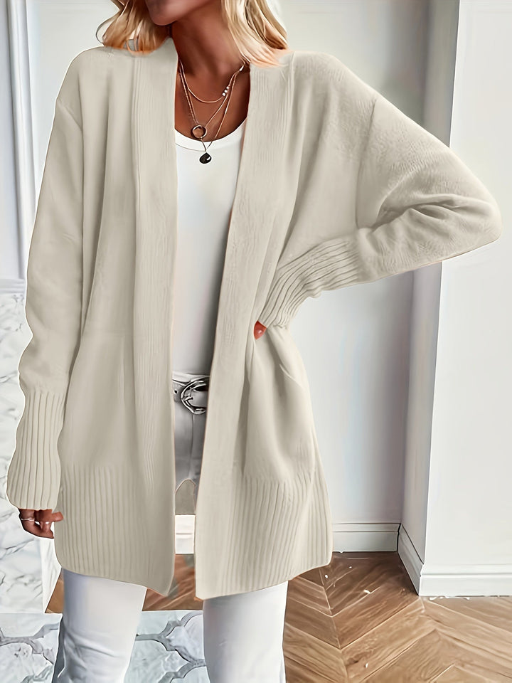 Cardigan Aperto con Tasche