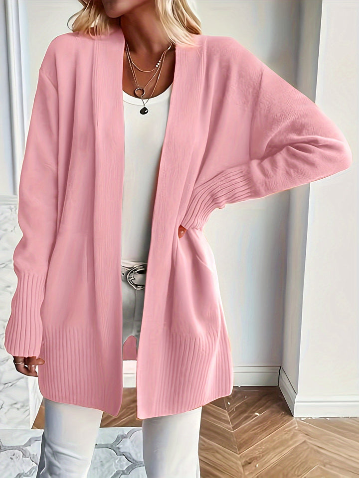 Cardigan Aperto con Tasche