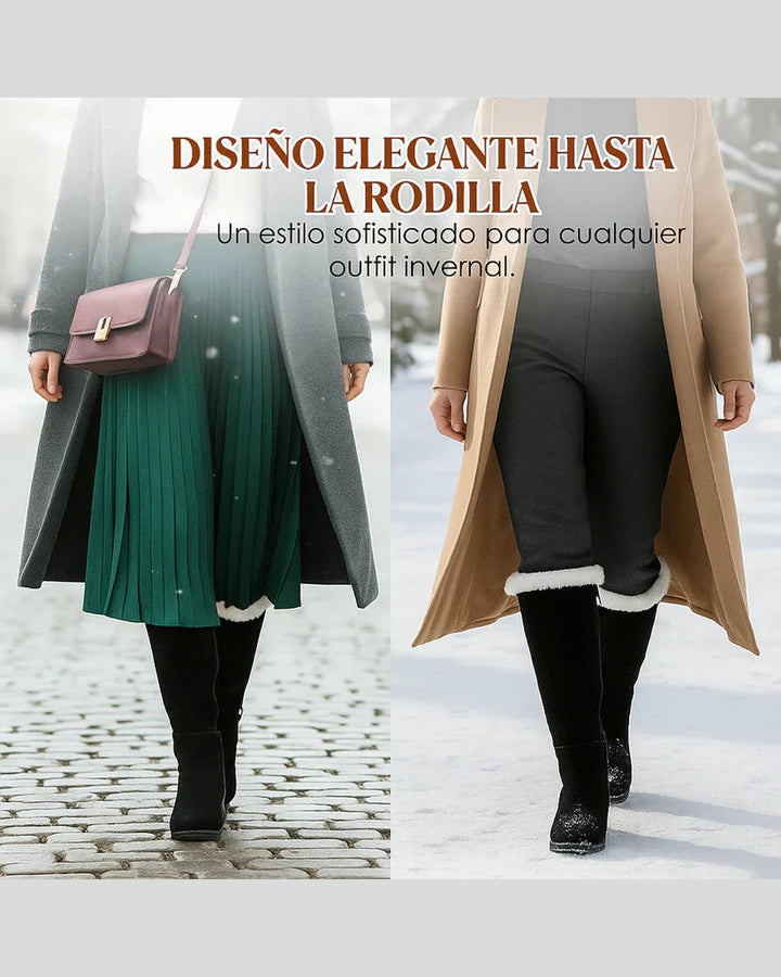 Stivali Alti con Bordo Soffice