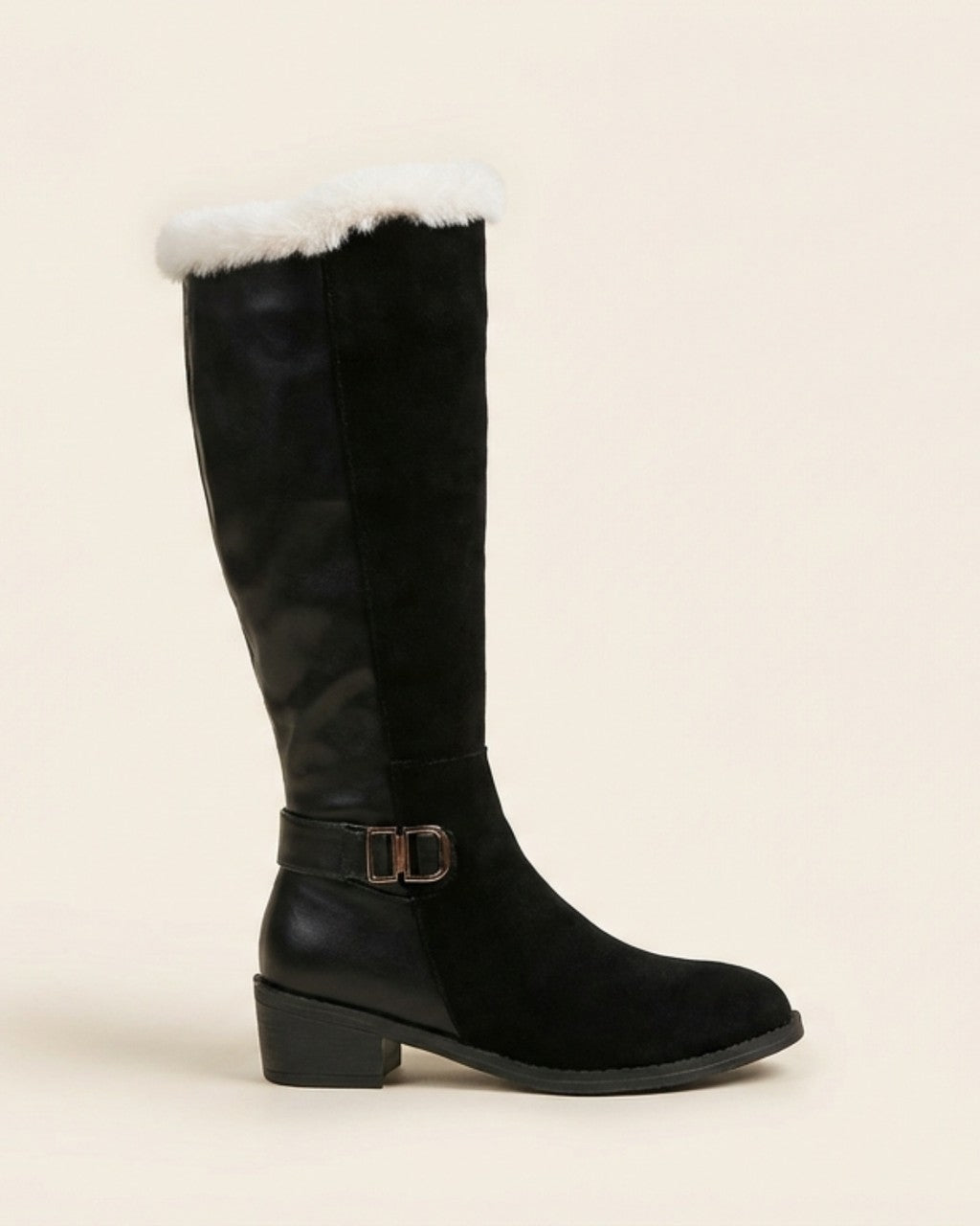 Stivali Alti con Bordo Soffice